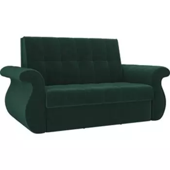 Диван прямой АртМебель Родос велюр зеленый