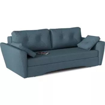 Диван прямой Смарт Амстердам blue еврокнижка (А0381272704)