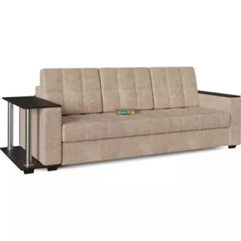 Диван прямой Смарт Атланта (Атлантик) Делюкс 8 со столом еврокнижка