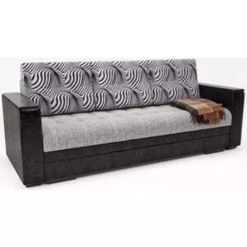 Диван прямой Смарт Атланта Эконом Дарк Плей без стола еврокнижка