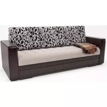 Диван прямой Смарт Атланта Эконом Флау Беж без стола еврокнижка (А0381318804)