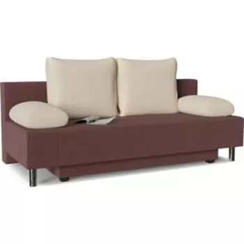 Диван прямой Смарт Парма (Мадрид) Браун еврокнижка (СА0381372258)