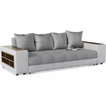 Диван прямой Смарт Дубай light gray 2 еврокнижка (А1901472780)