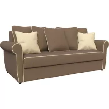 Диван прямой Смарт Гамбург brown 2 еврокнижка (А0011469074)