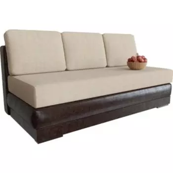 Диван прямой Смарт Эконом Ганни Браун еврокнижка (А0011273403)