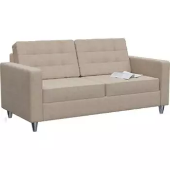 Диван прямой Смарт Камелот бежевая рогожка Французская Раскладушка (А0011286715)