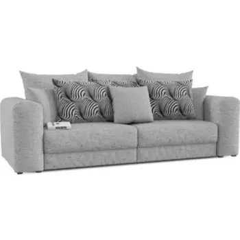 Диван прямой Смарт Мэдисон Грей Иллюзи еврокнижка (А0381320110)