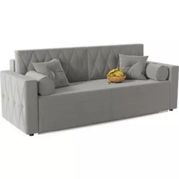 Диван прямой Смарт Милфорд gray еврокнижка (А0011473309)