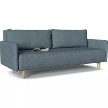 Диван прямой Смарт Mille 07 3-х местный с подлокотниками еврокнижка (А2491530059)