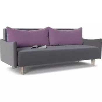 Диван прямой Смарт Mille Smail 08 с подлокотниками еврокнижка (А2491529615)