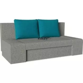 Диван прямой Смарт Сан Ремо Делюкс light grey/azur (А2151505744)