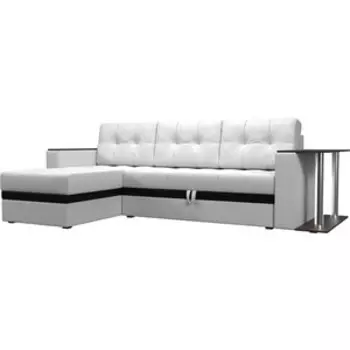 Диван угловой АртМебель Атланта эко кожа белый левый