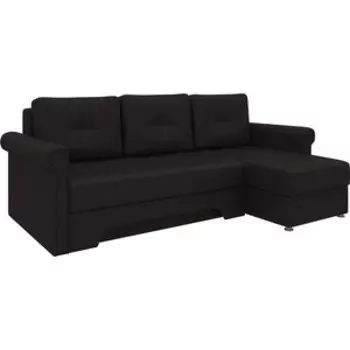 Диван угловой АртМебель Гранд эко-кожа коричневый правый