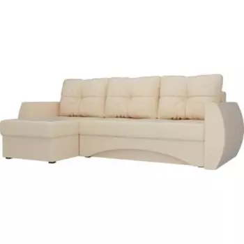 Диван угловой Мебелико Сатурн левый - легенда беж