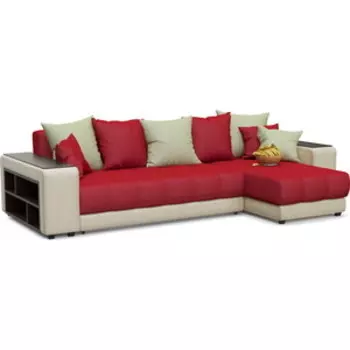 Диван угловой Смарт Дубай Red еврокнижка правый (А0011412674)