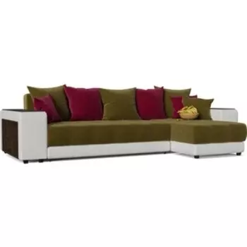 Диван угловой Смарт Дубай Simpl еврокнижка зеленый правый (А2151512858)