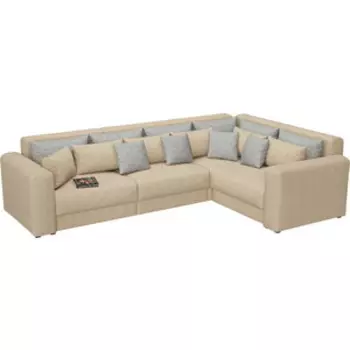 Диван угловой Смарт Мэдисон Long 7 рогожка правый (А0381359616)