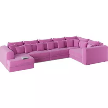 Диван угловой Смарт П-образный Мэдисон 4 вельвет