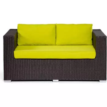 Диван Вентал Арт Boston коричневый/зеленый