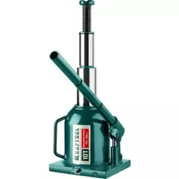 Домкрат гидравлический бутылочный Kraftool 10т, Double Ram (43463-10)