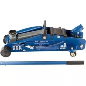 Домкрат подкатной гидравлический Stels 2.5т 140-385мм Safety Pin (51132)