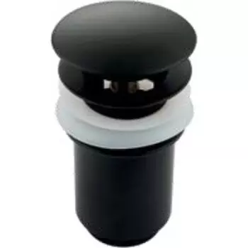 Донный клапан Kaiser автоматический, черный (8011Bl)