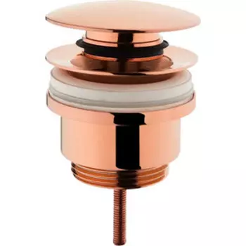 Донный клапан Vitra Origin с переливом нажимной, медный (A4514926)