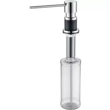 Дозатор для моющих средств Paulmark Kraft встраиваемый, 350 мл, антрацит (Kraft)