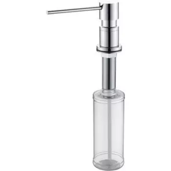 Дозатор для моющих средств Paulmark Kraft встраиваемый, 350 мл, хром (Kraft)