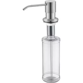 Дозатор для моющих средств Paulmark Rein встраиваемый, 350 мл, никель (Rein)