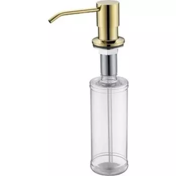 Дозатор для моющих средств Paulmark Rein встраиваемый, 350 мл, золото (Rein)