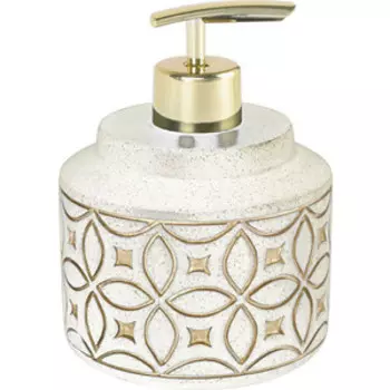 Дозатор жидкого мыла Fixsen Rich белый/золото (FX-251-1)