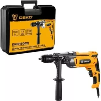 Дрель ударная Deko DKID1500W