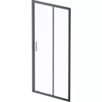 Душевая дверь Am.Pm Gem 100х195 прозрачная, черная матовая (W90G-100-1-195BT)