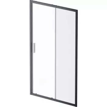 Душевая дверь Am.Pm Gem 120х195 прозрачная/матовая, черная матовая (W90G-120-1-195BM)