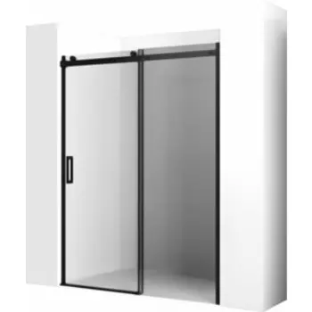 Душевая дверь Ambassador Benefit 150x200 прозрачная, черная (19021204HB)