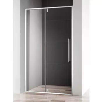 Душевая дверь AQUAme 90х195 прозрачная, хром (AQM7108-9)