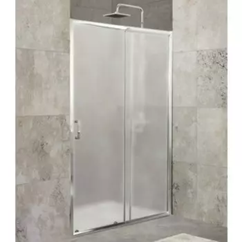 Душевая дверь BelBagno Unique BF-1 100-115x190 рифленая Punto, хром (UNIQUE-BF-1-100/115-P-Cr)