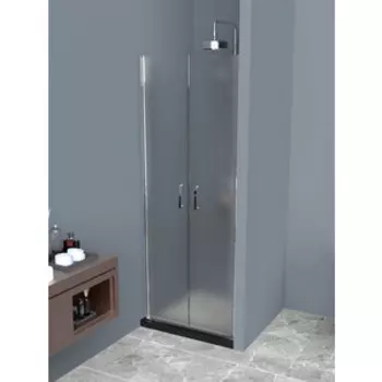 Душевая дверь BelBagno Uno 60х185 рифленое Punto, хром (UNO-B-2-60-P-Cr)