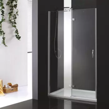 Душевая дверь Cezares Bergamo W-B-12 90х195 левая, прозрачная, хром (BERGAMO-W-B-12-90-C-Cr-L)