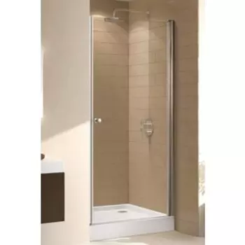 Душевая дверь Cezares Eco B-1 85x190 рифленая Punto, хром (ECO-O-B-1-85-P-Cr)