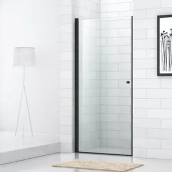 Душевая дверь Cezares Eco B-1 90x190 прозрачная, черная (ECO-O-B-1-90-C-NERO)