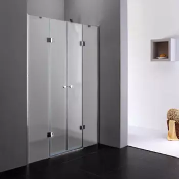 Душевая дверь Cezares Verona W-B-22 235х195 прозрачная, хром (VERONA-W-B-22-240-P-Cr)