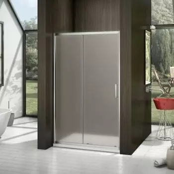 Душевая дверь Good Door Latte WTW-140-G-WE 140х185 матовая Grape, хром матовый (ЛА00025)