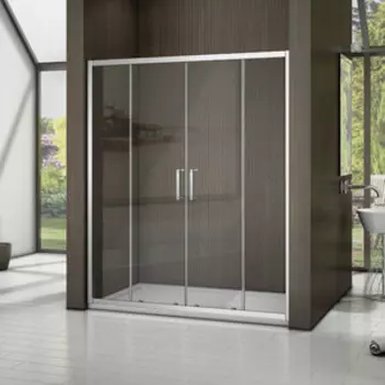 Душевая дверь Good Door Latte WTW-TD-170-C-WE 170х185 прозрачная, хром матовый (ЛА00032)