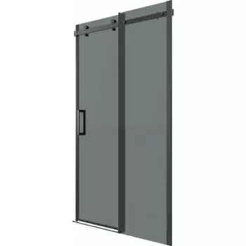 Душевая дверь Grossman Classic 130х195 тонированная, черная матовая (100.K33.04.130.21.10)
