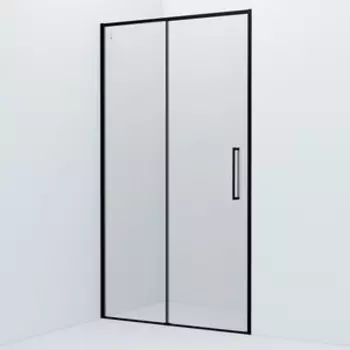 Душевая дверь IDDIS Slide 110х195 прозрачная, черный (SLI6BS1i69)