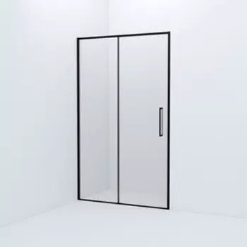 Душевая дверь IDDIS Slide 120x195 прозрачная, черная (SLI6BS2i69)