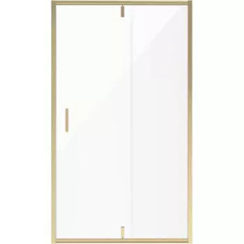 Душевая дверь Niagara Nova 120х195 прозрачная, холодное золото (NG-43-12AG)