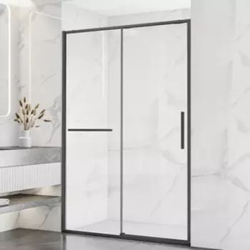 Душевая дверь Vincea Slim Soft 140х200 прозрачная, вороненая сталь (VDS-1SS140CLGM)